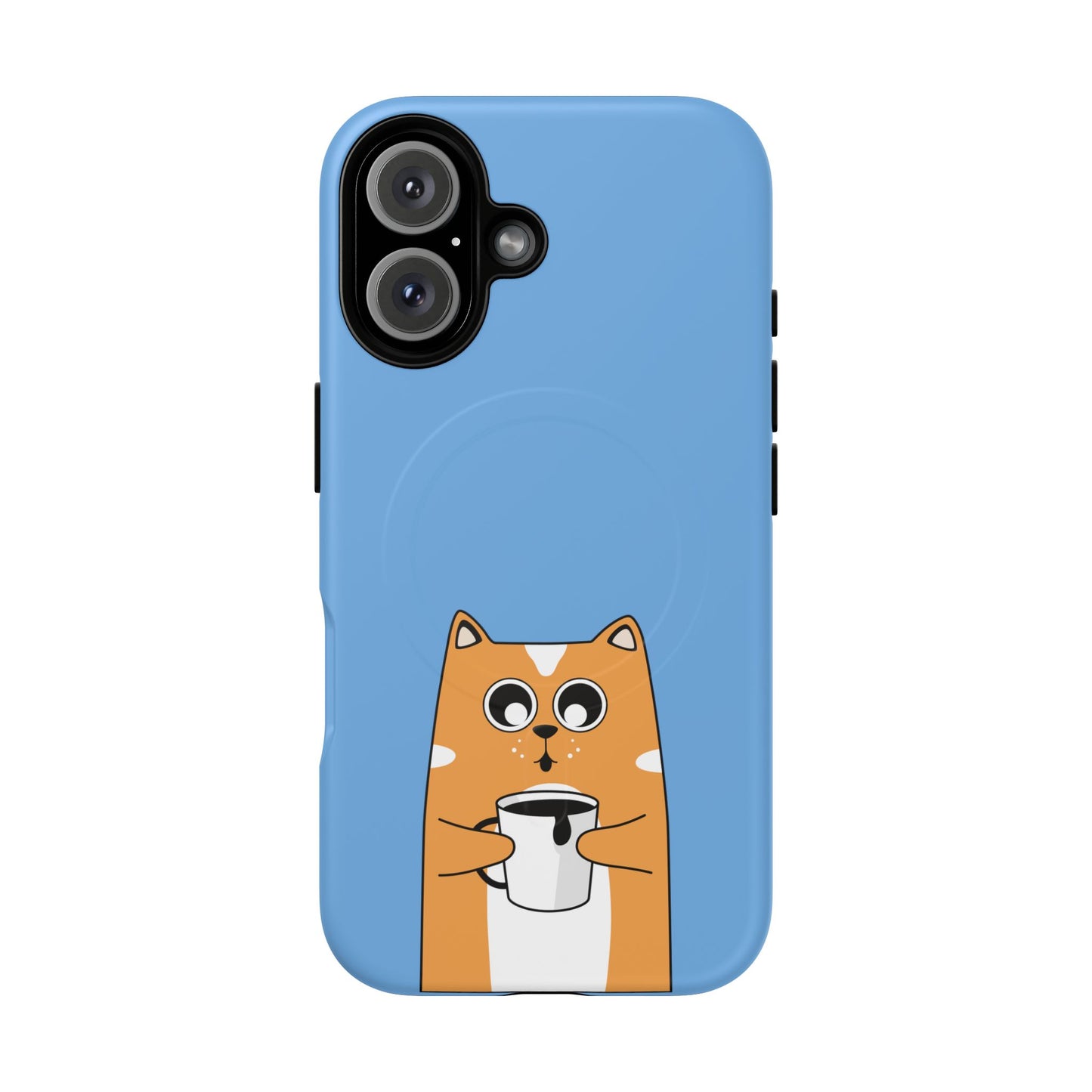 Cute Cat Magnetic Phone Case, Durable Case, Pet Lover Gift, Animal Themed Accessory, Unique Phone Cover, Funny Cat Design