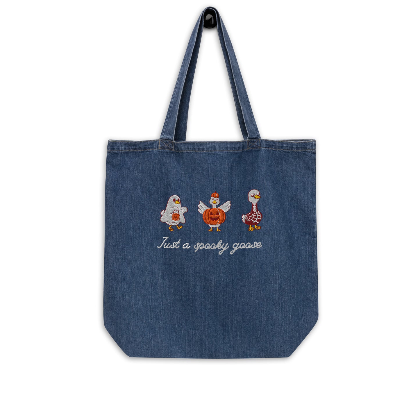 Just a Goose. Spooky Collection , Personalised gifts for this Halloween season embroidered