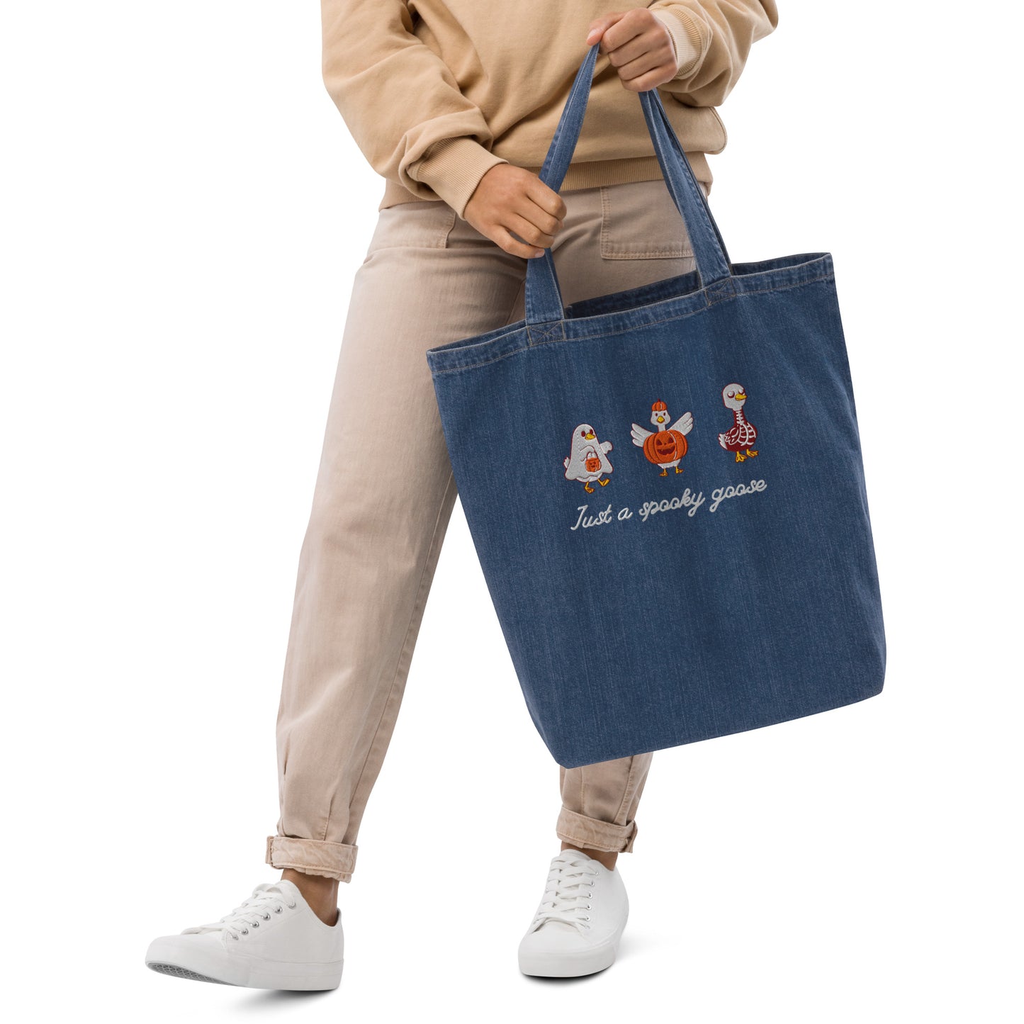 Just a Goose. Spooky Collection , Personalised gifts for this Halloween season embroidered
