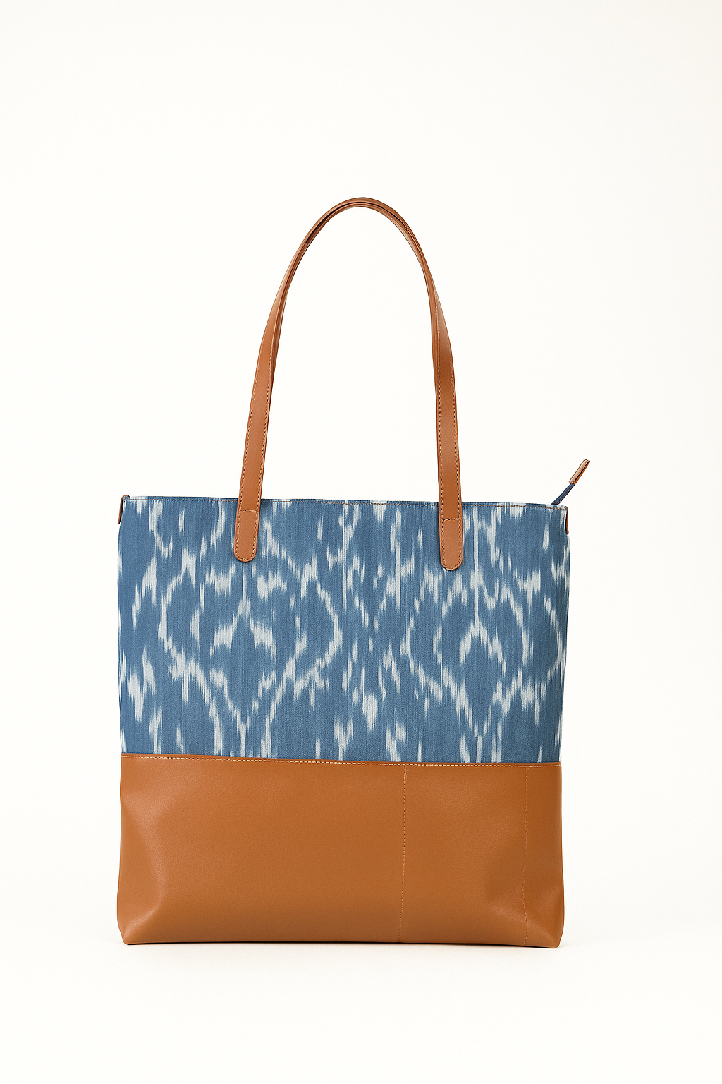 Blaue Tragetaschen - Ikat