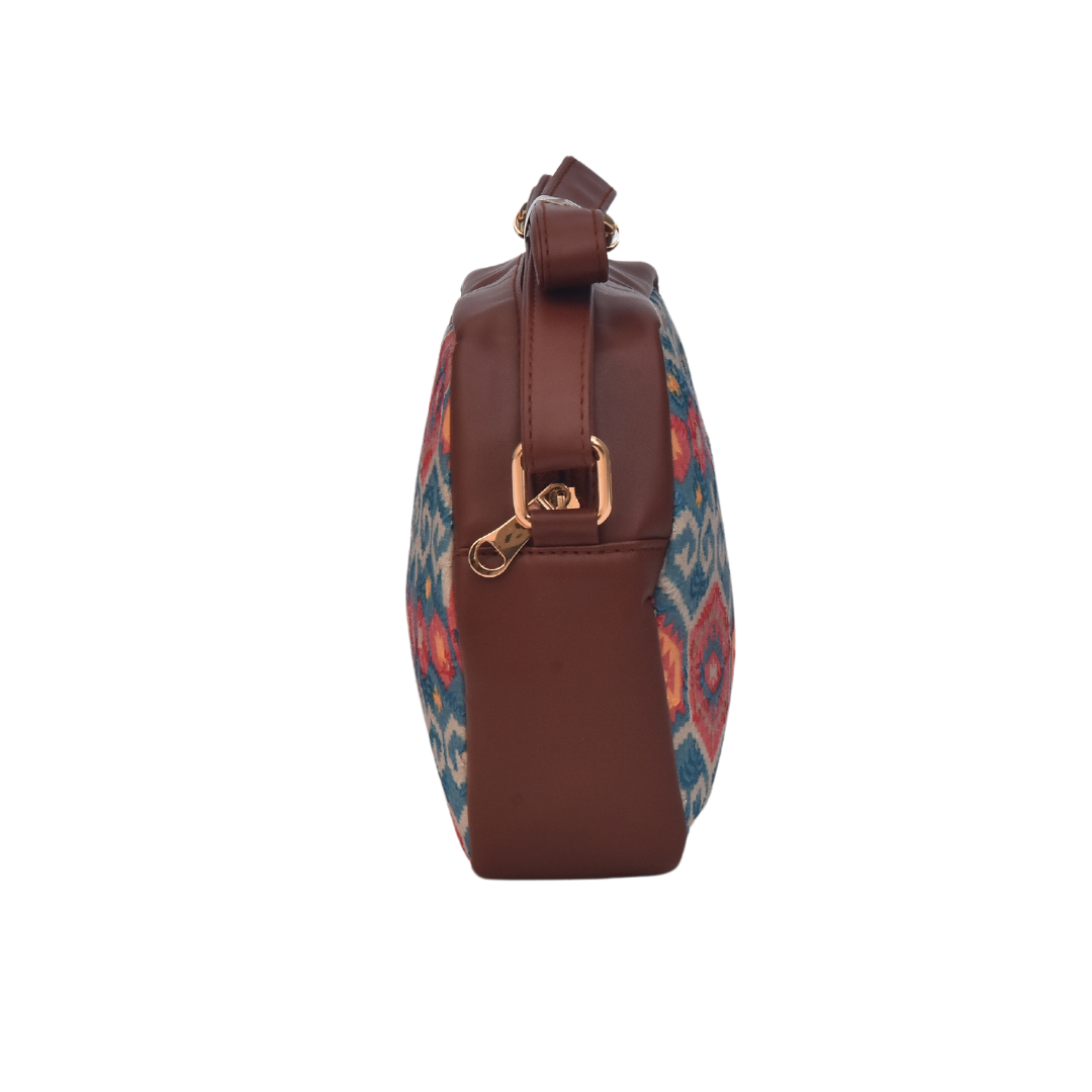 Mehrfarbige Hakoba-Schultertaschen