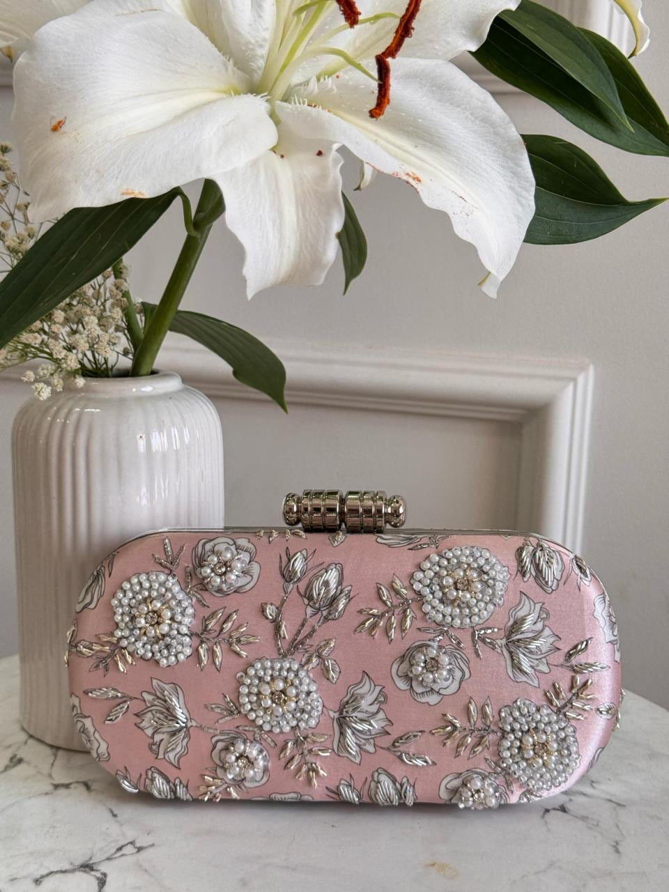 Pastel Bridal Box clutches