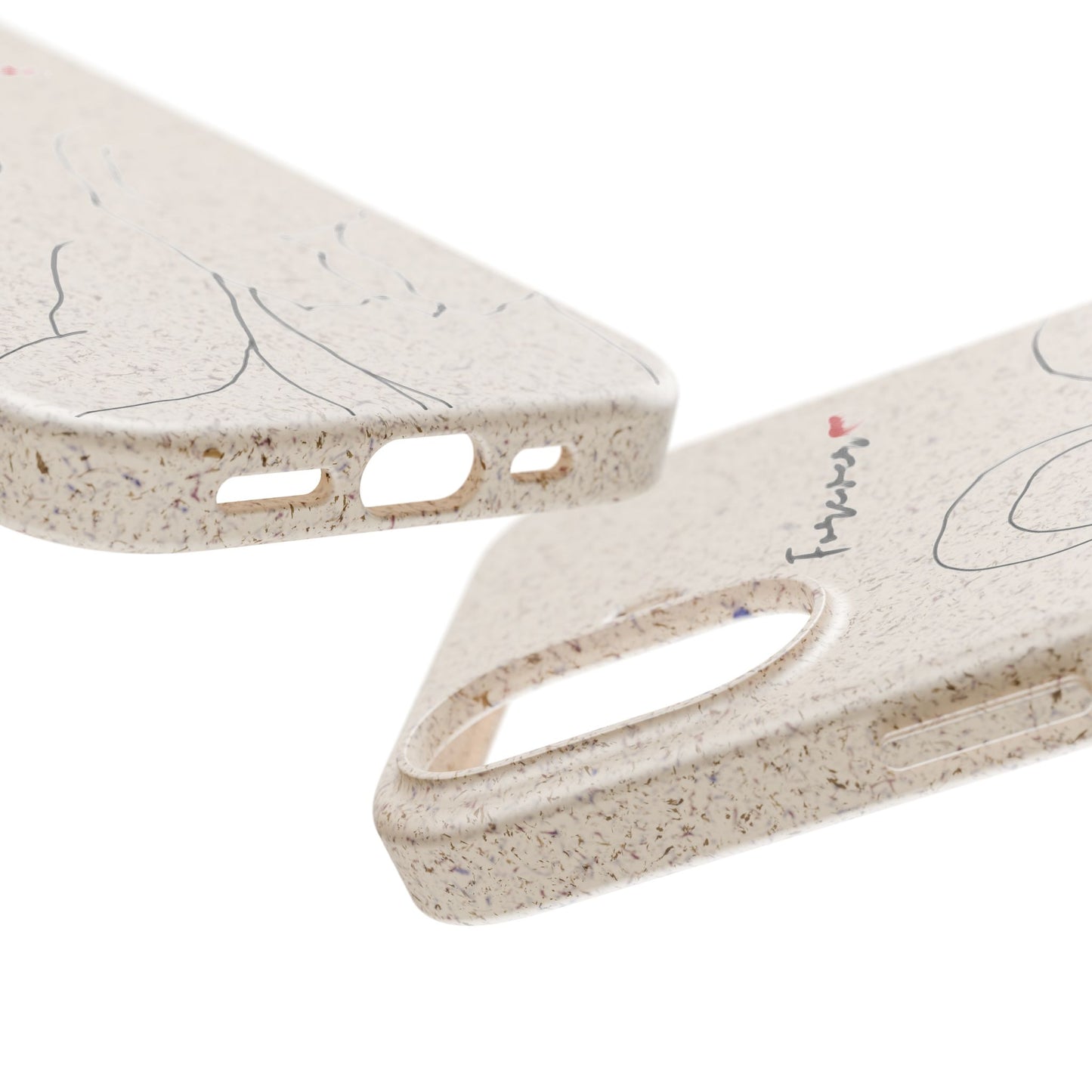 Biodegradable Phone Case with Custom Couple Design, Eco-Friendly Phone Cover, Personalized Gift, Wedding Favor, Sustainable Case