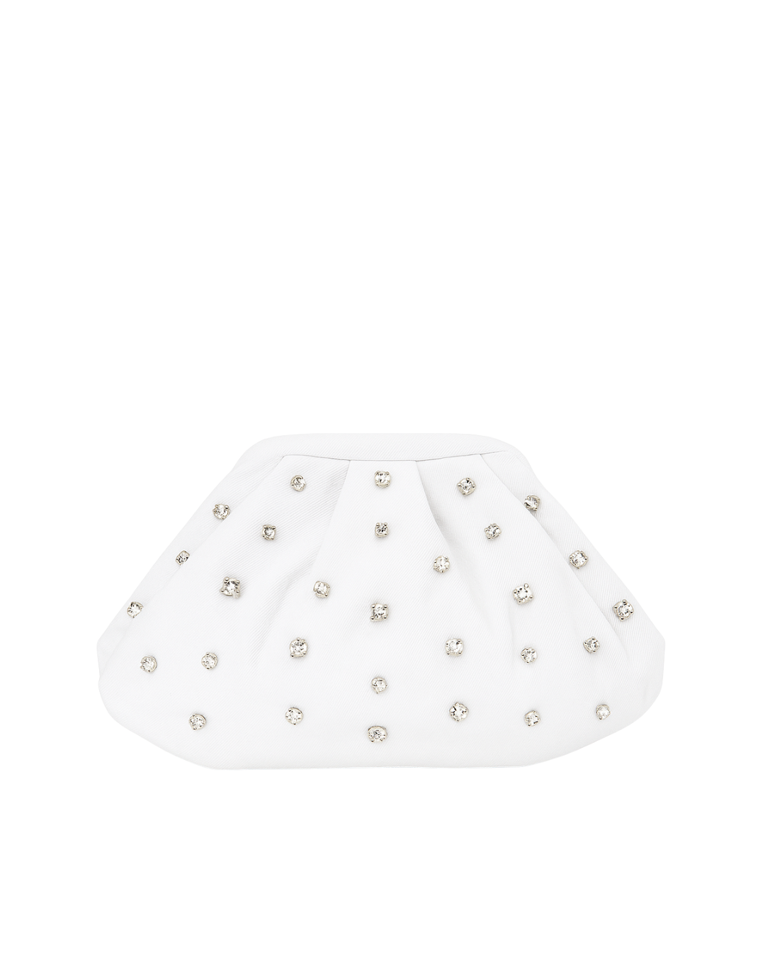 Embellishment Clutch white