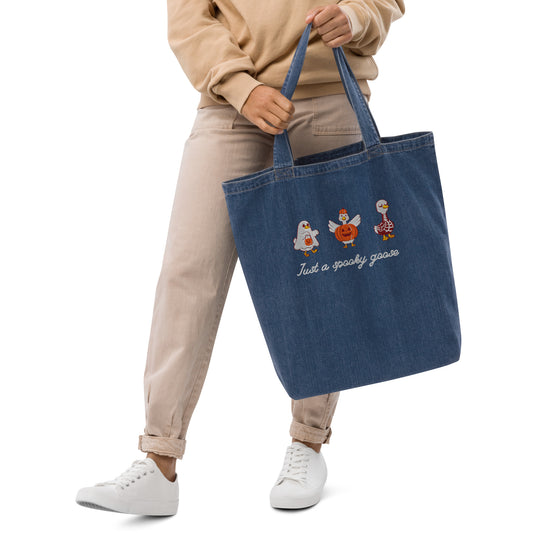 Just a Goose. Spooky Collection , Personalised gifts for this Halloween season  embroidered