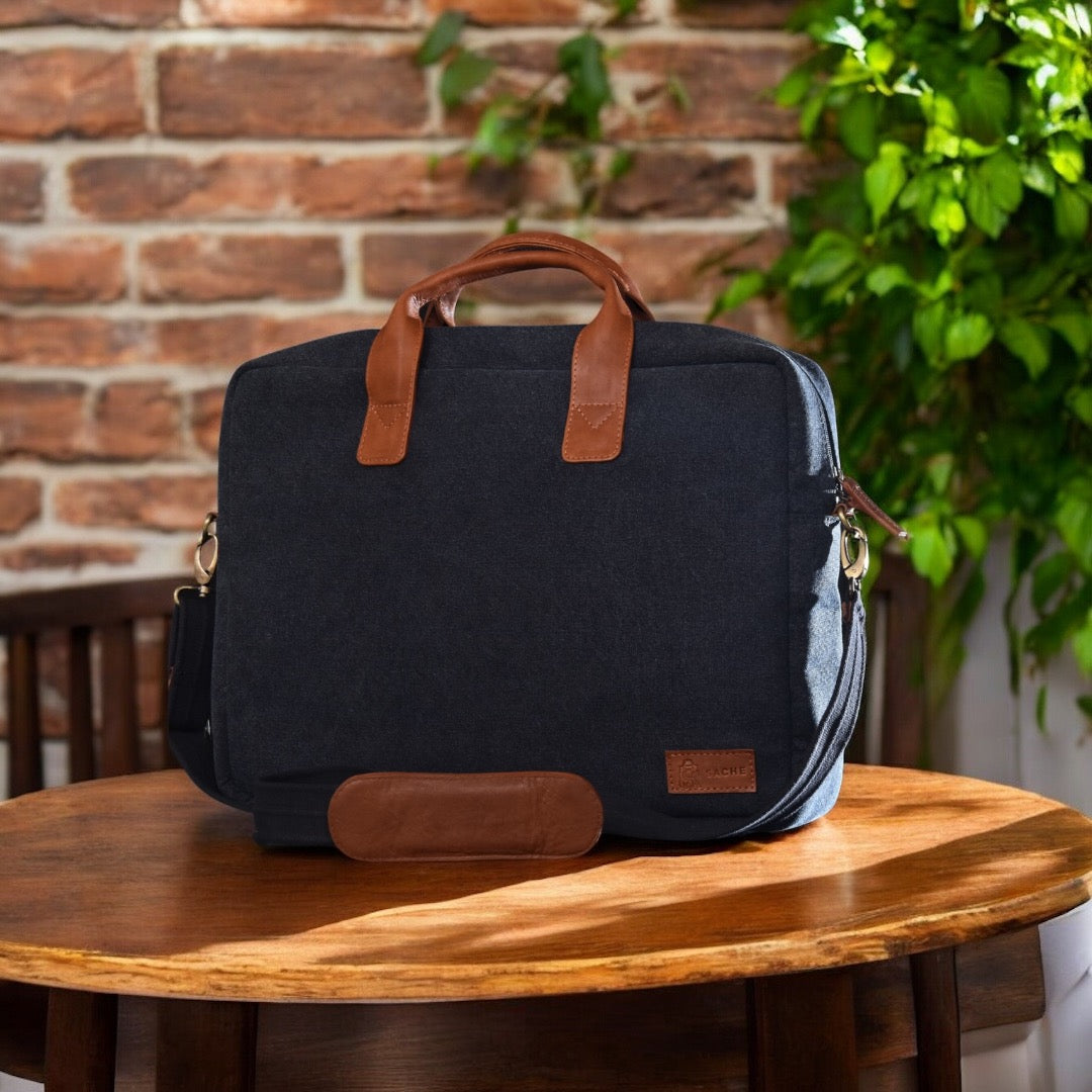 Denim travel Laptop Bags