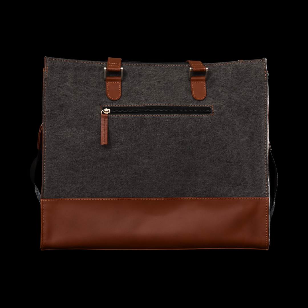 Workbag - Everyday Laptop bag for Women Grey Denim