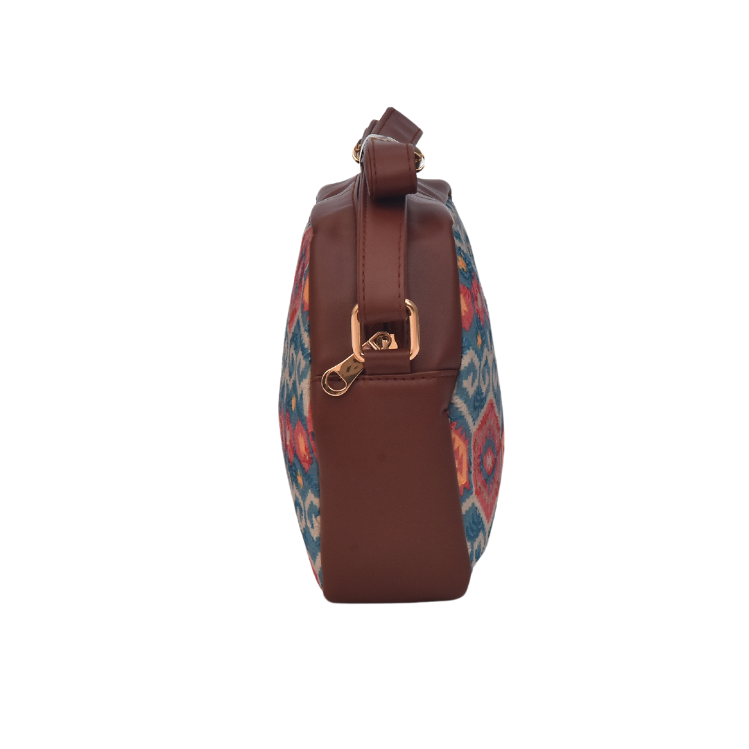 Multicolour Hakoba Sling Bags